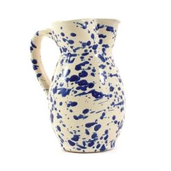 Kitchen Serie Store 19 Puglia Blue Splatter Pitcher