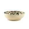 Puglia Black Splatter Bowl 19cm -Kitchen Serie Store NC0021 PugliaBowl19cmBlack