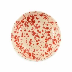 Puglia Red Splatter Bowl, 19cm 7 Puglia Red Splatter Bowl, 19cm -Kitchen Serie Store NC0041 PugliaRedSplatterBowl19cm