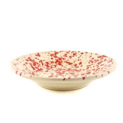 Puglia Red Splatter Pasta Bowl 29cm