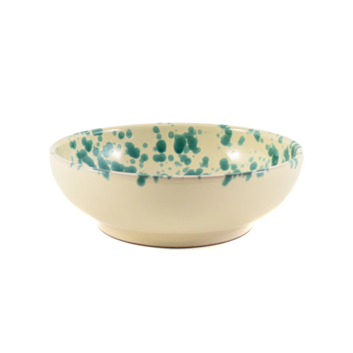 Puglia Aquamarine Splatter Bowl 19cm 3 Puglia Aquamarine Splatter Bowl 19cm