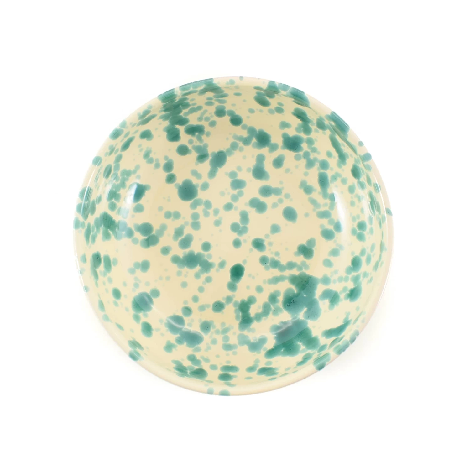 Puglia Aquamarine Splatter Bowl 19cm 5 Puglia Aquamarine Splatter Bowl 19cm - Image 3
