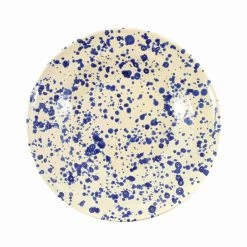 Puglia Blue Splatter Pasta Bowl 29cm -Kitchen Serie Store NC0061 PugliaBlueSplatterPastaBowl29cm