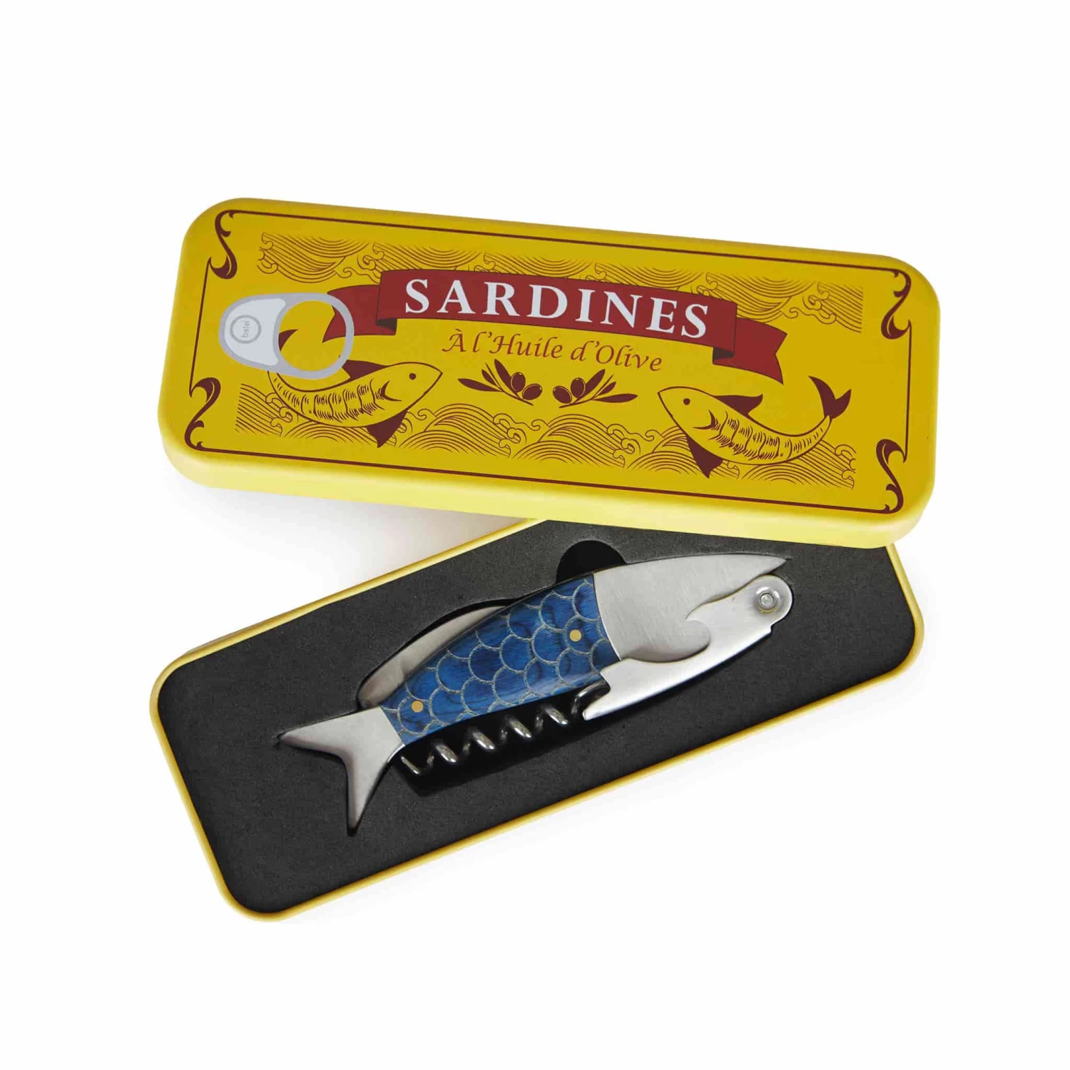 Balvi Sardine In A Tin Corkscrew 3 Balvi Sardine In A Tin Corkscrew