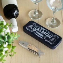 Balvi Wild Salmon In A Tin Corkscrew -Kitchen Serie Store NG0005WildSalmoninaTinCorkscrewLifestyle2