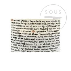 Nihon Shokken Japanese Dressing 1L 5 Nihon Shokken Japanese Dressing 1L -Kitchen Serie Store NS0004 NihonShokkenJapaneseDressing1L BOP