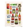 Condiments Organic Cotton Tea Towel 2 Condiments Organic Cotton Tea Towel -Kitchen Serie Store QC0003CondimentsOrganicCottonTeaTowel