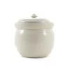 Handmade Stoneware Fermenting Crock In White 2 Litre 1 Handmade Stoneware Fermenting Crock In White 2 Litre -Kitchen Serie Store RB0002 HandmadeStonewareFermentingCrockinWhite2litre