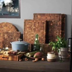 Teakhaus End Grain Butcher Block Rectangular Cutting Board, Medium -Kitchen Serie Store TK0006 TK0009lifestyle a6bac3aa 217a 4181 8a6e 6d8f34b53ebf