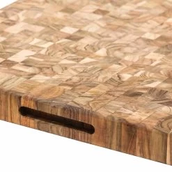 Teakhaus End Grain Butcher Block Rectangular Cutting Board, Large -Kitchen Serie Store TK0009TeakhausEndGrainButcherBlockRectangularCuttingBoard Large2
