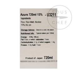 Tosatsuru Azure Sake, 720ml -Kitchen Serie Store TZ0044 TosatsuruAzureSake 1
