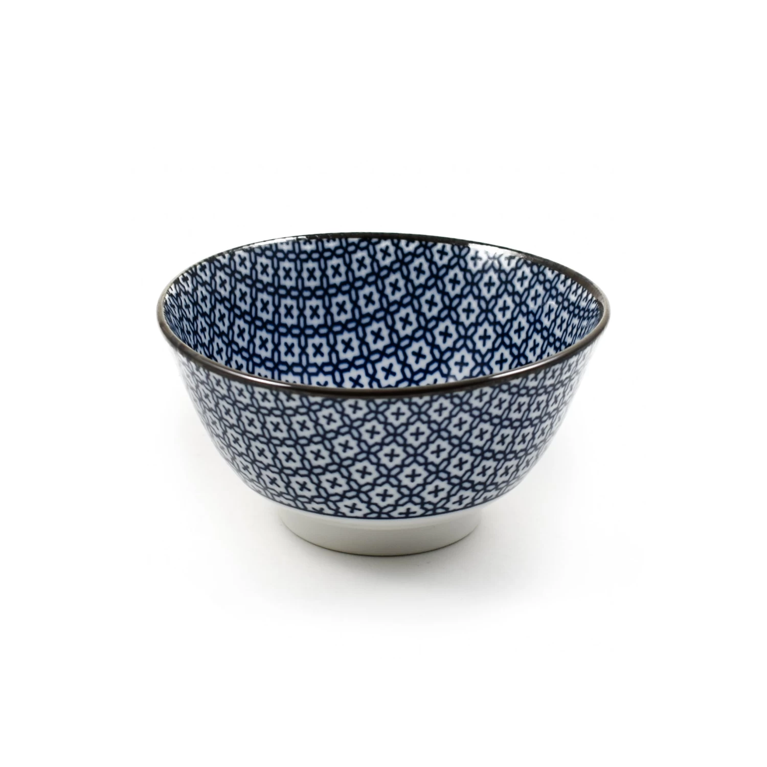 Blue & White Rice Bowl Boxed Gift Set 6 Blue & White Rice Bowl Boxed Gift Set - Image 4