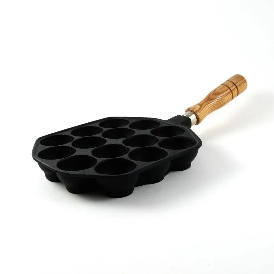 Cast Iron Takoyaki Pan 18cm Dia 3 Cast Iron Takoyaki Pan 18cm Dia