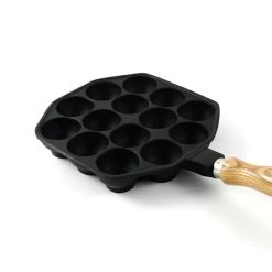 Cast Iron Takoyaki Pan 18cm Dia 7 Cast Iron Takoyaki Pan 18cm Dia -Kitchen Serie Store cast iron takoyaki top 1