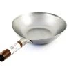 Carbon Steel Wok - Flat Base 33cm Dia