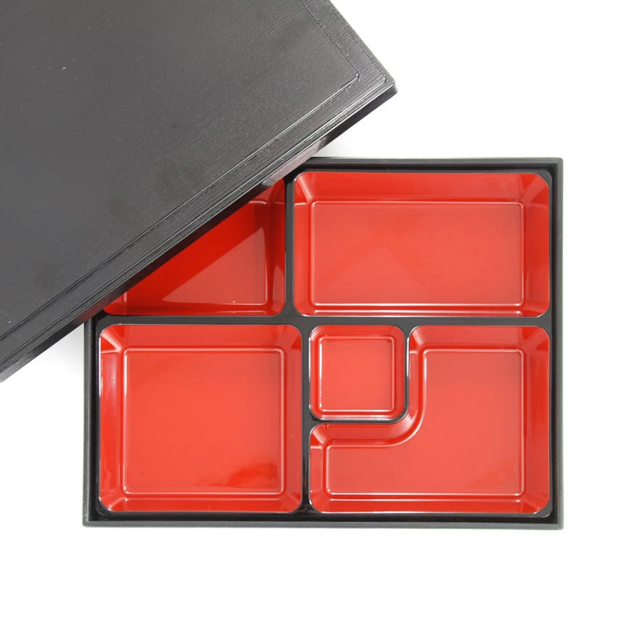 Classic Bento Box - 5 Compartment Oblong 3 Classic Bento Box - 5 Compartment Oblong