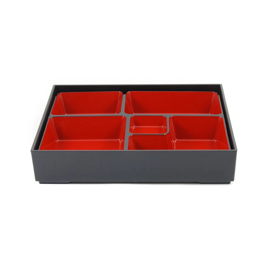 Classic Bento Box - 5 Compartment Oblong 4 Classic Bento Box - 5 Compartment Oblong - Image 2