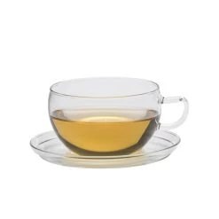 Kitchen Serie Store -Kitchen Serie Store glass teacup saucer s