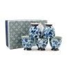 Kashiwa Blue Japanese Teacup Set