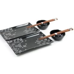 Kuro Hana Sushi Serving Set 11 Kuro Hana Sushi Serving Set -Kitchen Serie Store kuro hana sushi swerving set cropped