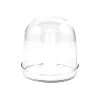 2 X Large Domed Glass Cloche - 11cm Dia