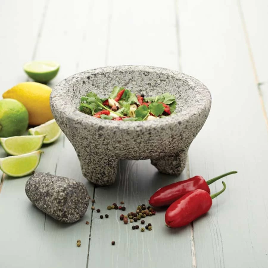 KitchenCraft Mexican Granite Mortar And Pestle 4 KitchenCraft Mexican Granite Mortar And Pestle - Image 2
