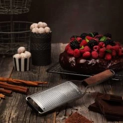 Master Series Walnut Microplane Gourmet Fine Grater -Kitchen Serie Store microplane gourmet fine grater lifestyle