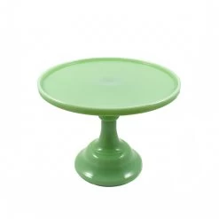 Mosser Glass Jade Milk Glass Cake Stand -Kitchen Serie Store mosser glass 10 cake stand in jade