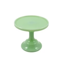 Mosser Glass Jade Milk Glass Cake Stand -Kitchen Serie Store mosser glass 6 cake stand in jade 2