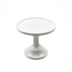 Mosser Glass White Milk Glass Cake Stand -Kitchen Serie Store mosser glass 6 cake stand in milk white
