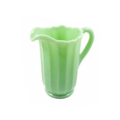 Mosser Glass Jade Milk Glass Pitcher -Kitchen Serie Store mosser glass panel pitcher in jade 2 55171af9 96b7 47fc ab9c ad0d43058857