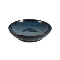 Blue Glaze Salad Bowl, 22cm Dia