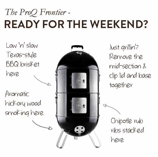 ProQ Frontier Elite 3in1 BBQ Smoker 9 ProQ Frontier Elite 3in1 BBQ Smoker - Image 7