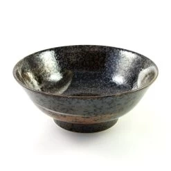 Karasuba-Iro Ramen Bowl -Kitchen Serie Store ramen bowl brown black above