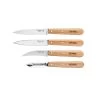 Set Of 4 Opinel Essential Beech Handle Kitchen Knives