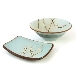 Sakura Blossom Side Plate 19cm X 13cm -Kitchen Serie Store sakura plate bowl 1