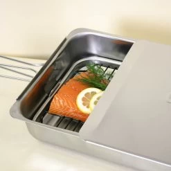 Camerons Gourmet Mini Smoker, 18cm X 28cm -Kitchen Serie Store stovetop smoker master 001 2