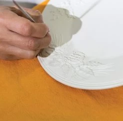 Bordallo Pinheiro Tomato Butter Dish With Cover -Kitchen Serie Store tropical plate bordello hand 2