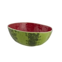 Bordallo Pinheiro Watermelon Salad Bowl 28cm -Kitchen Serie Store watermelon salad bowl side